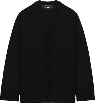 Comme Des Garçons Trui met gekruist stiksel - Zwart