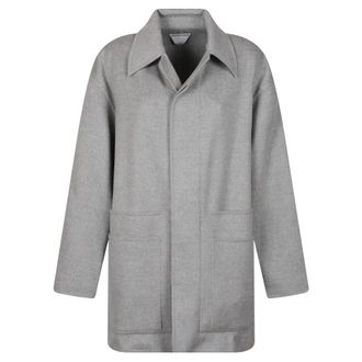 Bottega Veneta Mujer, Abrigos, Gris, Talla: S