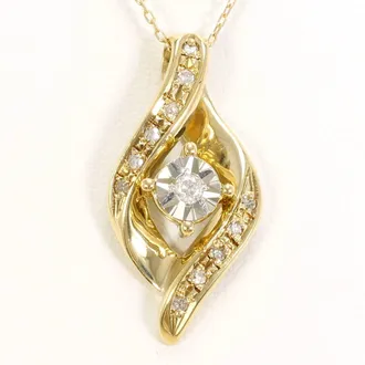 C&A Unbranded gold yellow gold pink (10K) yellow gold (10K) Necklace (Pre-Owned)