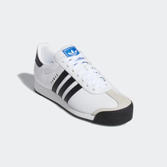 adidas Sneaker ADIDAS ORIGINALS SAMOA, Herren, Gr. 38,5, schwarz-weiss (runwht, schwarz), Leder, Synthetik, Schuhe Sneaker