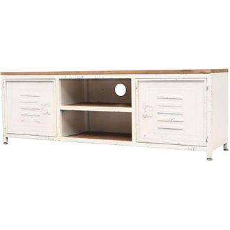 vidaXL Mobile tv 120x30x40 cm Bianco - Vidaxl