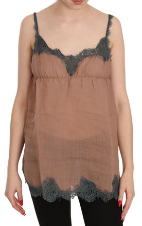 Pink Memories pink MEMORIES Lace Spaghetti Strap Tank Top Womens Blouse