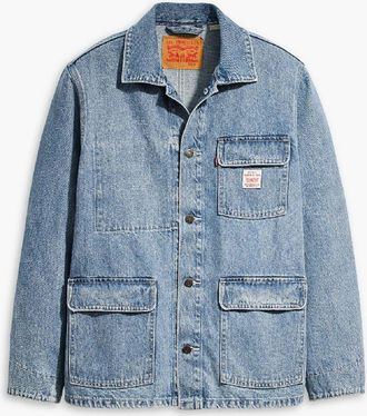 Levi's Mens Levis Broadway Coat in Put In Work - Blue - Size Medium