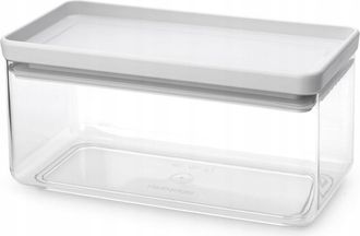 Brabantia Contenedor De Cocina Rectangular - 1,5 L - Gris Claro 1 Unidad