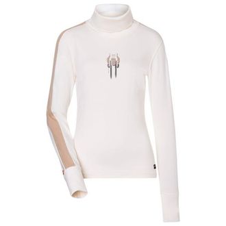 super.natural Racing Team Roll Neck Merinopullover f&uuml;r Damen | wei&szlig;