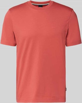 HUGO BOSS Regular Fit T-Shirt aus reiner Baumwolle Modell Thompson 01 in Hellrot, Gr&ouml;&szlig;e XXXL