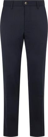 Slowear Pantaloni Slim in Misto Lana - - Trousers - Uomo - Blu - W38