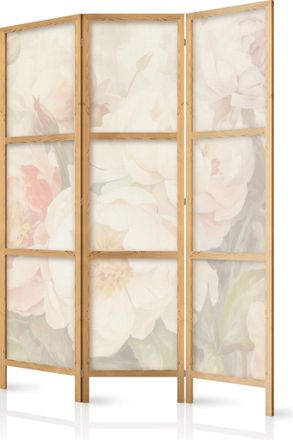 Artgeist Biombo Japon&eacute;s Artgeist Madera Tela Flores Blanco