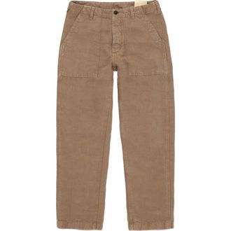 Fortela Linen Fatigue Trousers in Mou at Nordstrom, Size 28 Eu