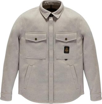 RefrigiWear Giacca Camicia Guscio Esterno - Heren - Zomerjassen - Wit - M - Jassen
