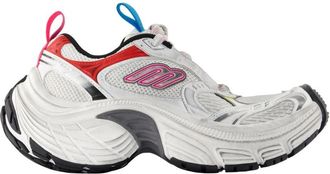 Balenciaga Witte synthetische sneakers met mesh - Dames - Sneakers - Veelkleurig - 40 EU - Schoenen