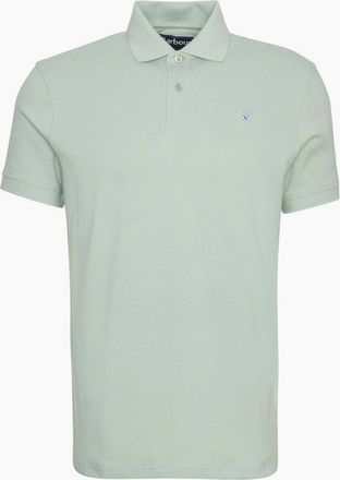 Barbour Mens Barbour Original Sports Polo Polo Shirt GN12 Pale Apple - Size: 38