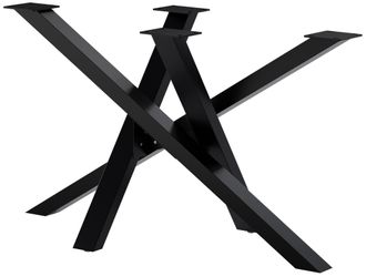 Clp Clp - Patas De Mesa Finney Negro 120x60x72 Cm