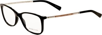 Michael Kors Womens 53mm Black Opticals