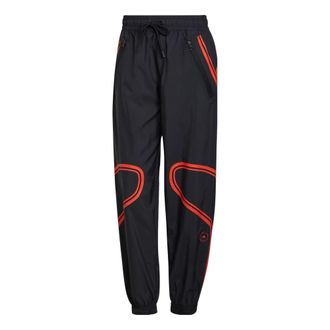 adidas (WMNS) adidas by Stella McCartney TruePace Woven Training Suit Pants Asia Sizing Black Red HC2986