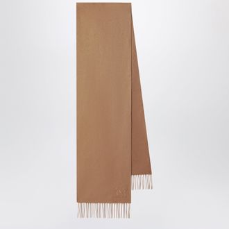 Max Mara Camel-colored cashmere scarf