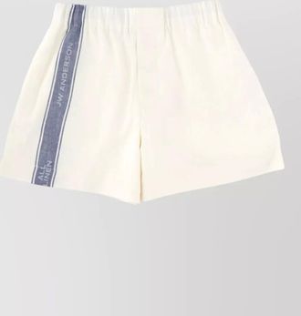 J.W.Anderson stripe detail shorts featuring back pocket
