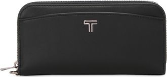 Tumi Zip-Around Continental Wallet in Black/Gunmetal at Nordstrom