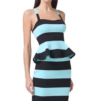AFRM Lyle Top In Resort Stripe