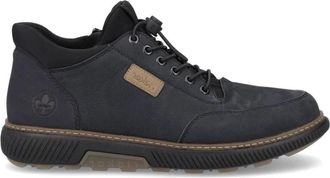 Rieker Casual Gesloten Enkellaarsjes - Heren - Veterlaarzen - Blauw - 42 EU - Leer - Schoenen