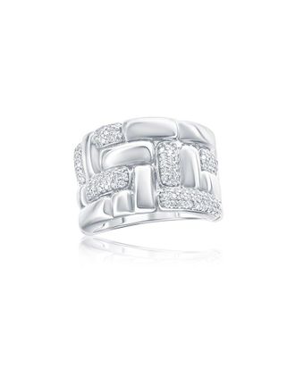Suzy Levian Suzy Levian Silver Cz Ring