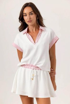 Sundays Graye Mini Skirt In Coconut Milk