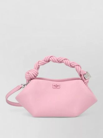 Ganni mini bag detachable strap hexagonal shape