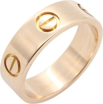 Cartier Gold Pink Gold (18K) Band Ring (Pre-Owned)
