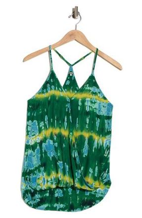 Young Fabulous & Broke Florence Tie Dye Tank in Island Green Cuba Wash at Nordstrom Rack, Size X-Small