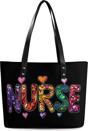 Generic Funny Nurse Tote Bags for Women Cute Shoulder Purses Handbags
