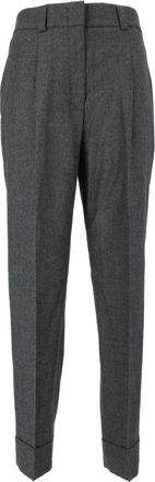 PESERICO Slim-fit Broeken - Dames - Slim Fit Broeken - Grijs - 2XL - Broeken