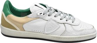 Philippe Model Groen Wit Lage Top Schoenen - Heren - Sneakers - Veelkleurig - 43 EU - Schoenen