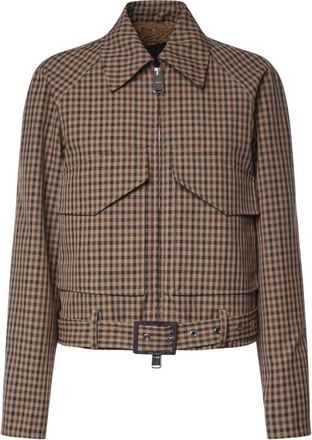 Dondup Giacca Leggera con Cintura - - Jackets - Donna - Marrone - S