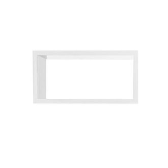 MUUTO Stacked System Regalmodul ohne R&uuml;ckwand, small / weiss