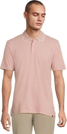 Faherty Short Sleeve Movement Pique Polo Mens Short Sleeve Knit Sedona Melange : 2XL, Cotton