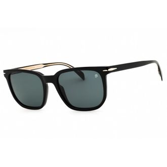 David Beckham Mens Black Rectangular Sunglasses DB1076S