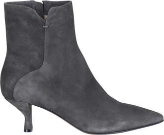 Pomme Dor Heeled Boots - Dames - Laarzen met Hak - Grijs - 37 EU - Leer - Schoenen