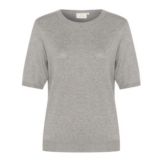 Kaffe Pullover girocollo KAlizza - - Knitwear - Donna - Grigio - M