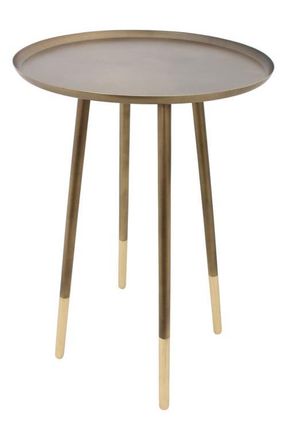 RENWIL Iron Accent Table in Antique Brass at Nordstrom