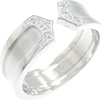 Cartier C2 White Gold (18K) Band Ring (Pre-Owned)