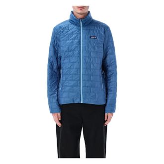 Patagonia Winter Jackets, male, Blue, Size: S Nano Puff Jacket