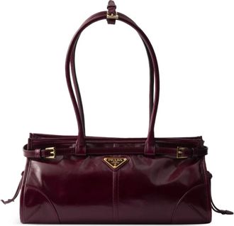 Prada Borsa tote Bonnie media - Rosso