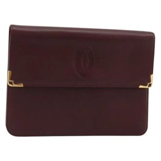Cartier Pre-owned Clutches, female, Red, Size: ONE SIZE Pre-owned Vintage Clutch Bag