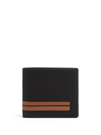 Ermenegildo Zegna bi-fold leather wallet - men - CALFSKIN - One Size - Black