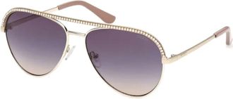 Guess Aviator Zonnebril - Dames - Zonnebrillen - Geel - 60 MM - Accessoires