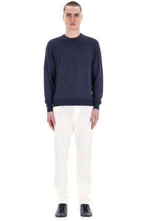 Drumohr Acquerello Super 140S Wool Crewneck Sweater