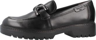 Tamaris Mocassin - Dames - Loafers - Zwart - 38 EU - Leer - Schoenen