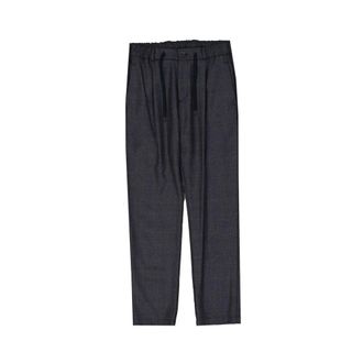 Herno Broeken, Heren, Grijs, L, Wol, Virgin Wool Casual Pants