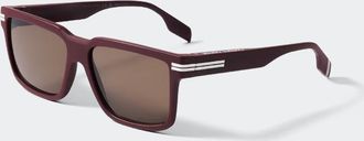 Canada Goose Lunettes de soleil Redwood (Hommes, Matte Burgundy/Brown, TAILLE UNIQUE)