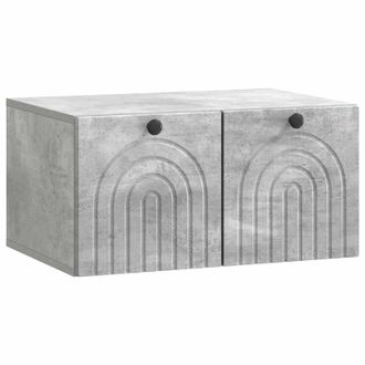 vidaXL Mueble Para Tv De Pared Gris Hormig&oacute;n 59,5 X 41 X 30 Cm Vidaxl